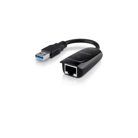 Linksys Adaptador Gigabit Ethernet USB 3.0, Blanco