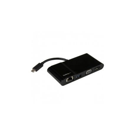 StarTech.com Adaptador Multifuncional para Laptops, USB 3.0 C - HDMI o VGA