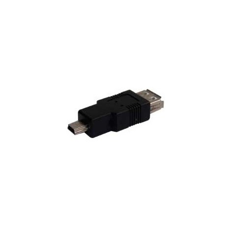 X-Case Adaptador ACCCAUSB01, USB Hembra a Micro-USB Macho, Negro