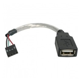 StarTech.com Cable Adaptador para Tarjeta Madre USB 2.0 Hembra - IDC 4-pin Hembra, 15cm