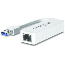 Trendnet Adaptador USB 3.0 Macho - Gigabit Ethernet Hembra, Blanco