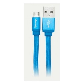Vorago Cable USB 2.0 A Macho - micro USB B Macho, 1.5 Metros, Azul
