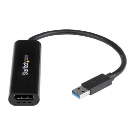StarTech.com Adaptador Gráfico USB 3.0 Macho - DisplayPort Hembra, Negro