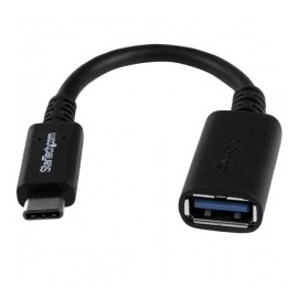 StarTech.com Adaptador USB 3.1 C - USB 3.1 A, 15cm, Negro