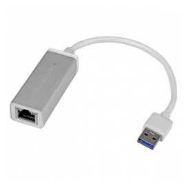 StarTech.com Adaptador de Red Ethernet Gigabit Externo, 1x USB 3.0, Plata