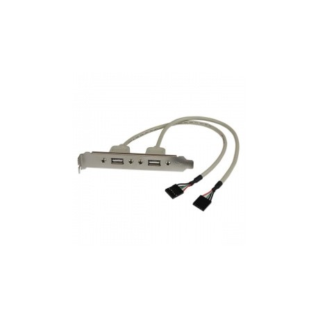 StarTech.com Adaptador de Placa USB A Hembra de 2 Puertos