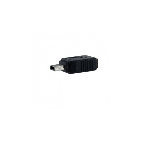 StarTech.com Adaptador micro USB B Hembra - mini USB B Macho, Negro