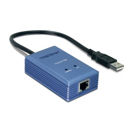 Trendnet Adaptador USB 2.0 - Fast Ethernet, Alámbrico, 1x RJ-45, Azul