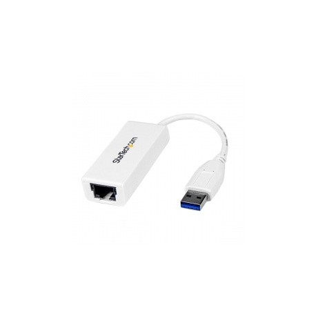 StarTech.com Adaptador Tarjeta de Red Externa NIC USB 3.0 A - RJ-45, Blanco