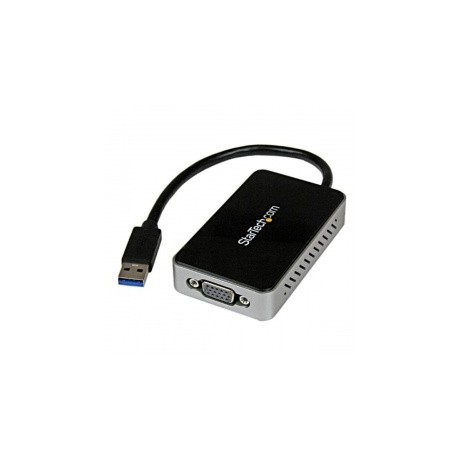 StarTech.com Adaptador USB 3.0 A Macho - USB 3.0 A Hembra, VGA, Negro