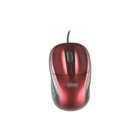 Mouse Perfect Choice Óptico Easy Line 993315, Alámbrico, USB, 1000DPI, Rojo