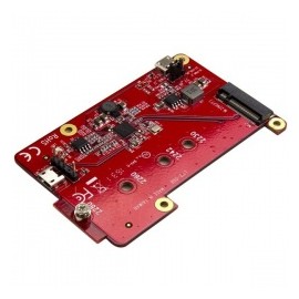 StarTech.com Adaptador Convertidor USB a M.2, 6 Gbits, Rojo