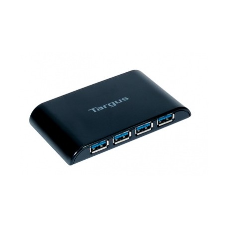 Targus Hub USB 3.0, 4 Puertos, Negro - sin Adaptador