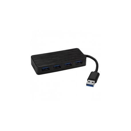 StarTech.com Hub USB 3.0 de 4 Puertos, 5000 Mbits, Negro