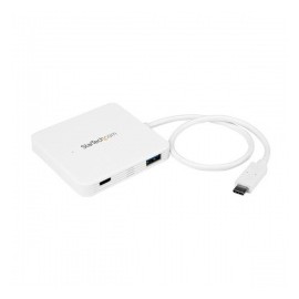 StarTech.com Hub USB 3.0, 4 Puertos, 5000 Mbits, Blanco