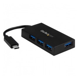 StarTech.com Hub USB 3.0 de 4 Puertos, 5000 Mbits, Negro