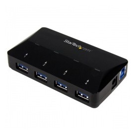 StarTech.com Hub USB 3.0, 4 Puertos, 5000 Mbits, Negro