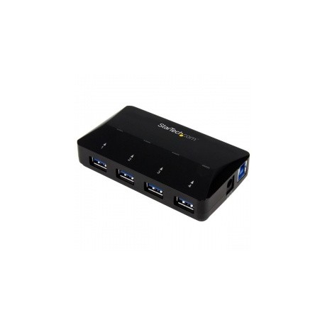 StarTech.com Hub USB 3.0, 4 Puertos, 5000 Mbits, Negro