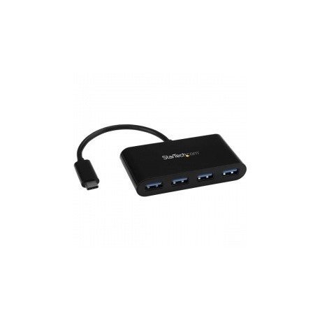 StarTech.com Hub Concentrador USB-C 3.0 de 4 Puertos, 5000 Mbits, Negro