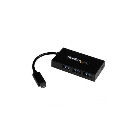 StarTech.com Hub USB 3.0, 4 Puertos USB-C, 5000 Mbit/s, Negro