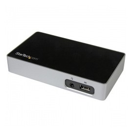 StarTech.com Replicador de Puertos HDMI a USB 3.0 para Laptops, Negro Plata