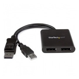 StarTech.com Splitter Multiplicador DisplayPort 1.2 - 2x DisplayPort, Negro