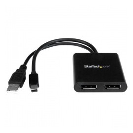 StarTech.com Splitter Multiplicador Mini DisplayPort - 2x DisplayPort, Negro