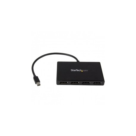 StarTech.com Splitter Multiplicador Mini DisplayPort - 4x DisplayPort, Negro