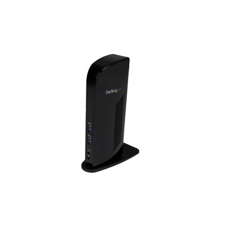 StarTech.com Replicador de Puertos Universal, 7x USB 3.0, HDMI, DVI, Negro