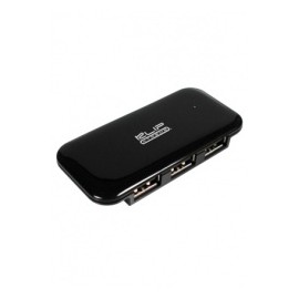Klip Xtreme Hub KUH-190B, 4 Puertos USB 2.0, 480 Mbits, Negro