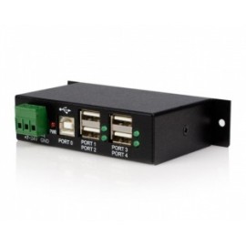 StarTech.com Robusto Concentrador USB 2.0, 4 Puertos, 480 Mbits, Negro