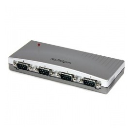 StarTech.com Adaptador Hub USB a RS-232, 4 Puertos, 0.115 Mbit/s