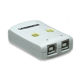 Manhattan Hi-Speed Switch USB 2.0 162005, 2 Puertos
