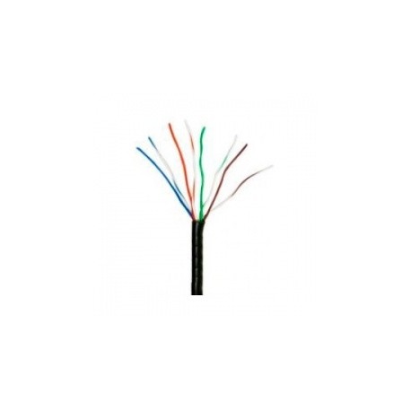 Enson Bobina de Cable Cat5e UTP, 4 Pares, 305 Metros, Negro