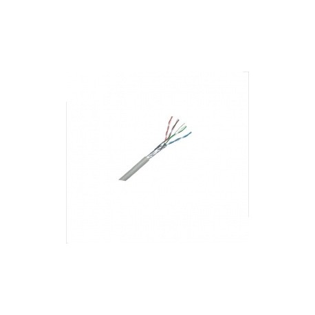 Vcom Bobina de Cable Cat5e FTP, 305 Metros, Gris