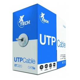 Xtech Bobina de Cable Cat5e UTP, 305 Metros