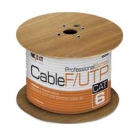 Nexxt Solutions Bobina de Cable Cat6 F UTP, 305 Metros, Negro