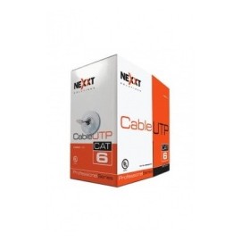 Nexxt Solutions Bobina de Cable Cat6 UTP Macho, 305 Metros, Gris