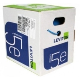 Leviton Bobina de Cable Cat5e UTP, 305 Metros, Azul