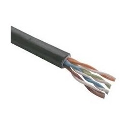 Superior Essex Bobina de Cable Cat6 FTP Macho - Macho, 305 Metros, Negro