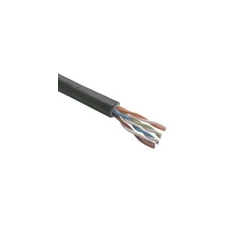 Superior Essex Bobina de Cable Cat6 FTP Macho - Macho, 305 Metros, Negro