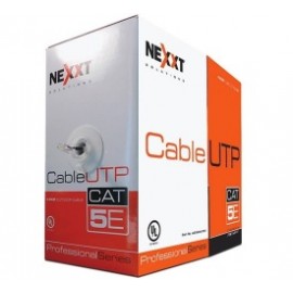 Nexxt Solutions Bobina de Cable Cat5e UTP, 305 Metros, Gris