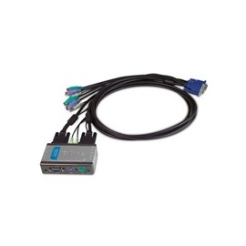 D-Link Ethernet Switch KVM-121, 2 Puertos