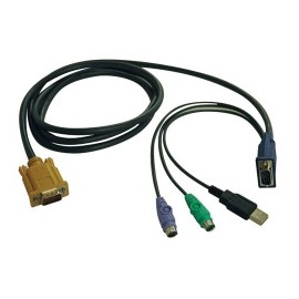 Tripp Lite Cable Combinado para Multiplexores KVM, PS2/USB, 1.8 Metros