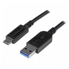 StarTech.com Cable USB 3.1, USB A Macho - USB C Macho, 1 Metro, Negro