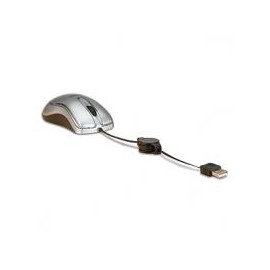 Mini Mouse Kensington Óptico P2191-72212, USB, Plata