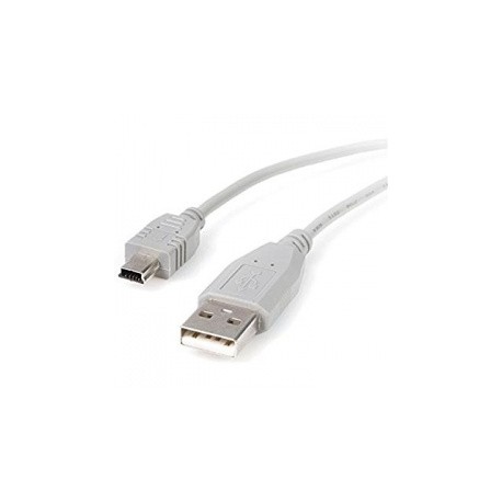 General Electric Cable USB USB A Macho - Mini-USB B Macho, 2 Metros, Blanco