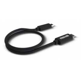 Maxell Cable Micro-USB B Macho - Micro-USB B Macho, 30cm, Negro