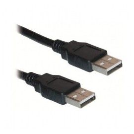 BRobotix Cable USB 1.1 A Macho - USB 1.1 A Macho, 1.8 Metros, Negro
