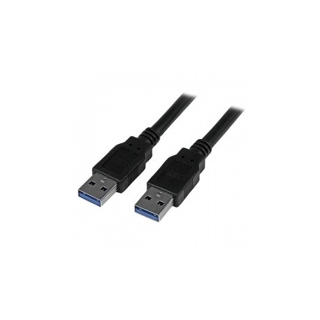 StarTech.com Cable USB 3.0 SuperSpeed A Macho - A Macho, 1.8 Metros, Negro